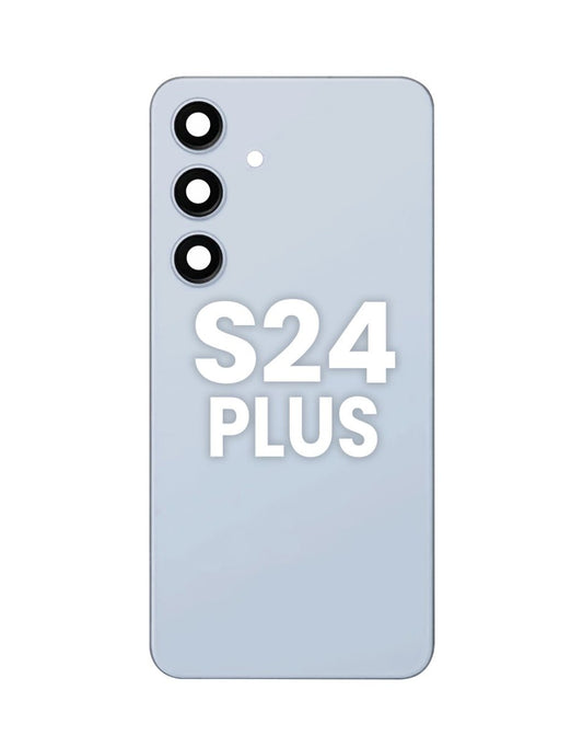 Back Glass with Camera Lens and Adhesive for Galaxy S24 Plus (SAPPHIRE BLUE)
