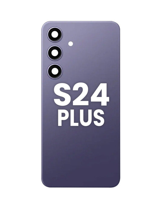 Back Glass with Camera Lens and Adhesive for Galaxy S24 Plus (COBALT VIOLET)