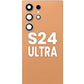 SGS S24 Ultra Back Cover (Titanium Orange)