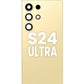 SGS S24 Ultra Back Cover (Titanium Yellow)