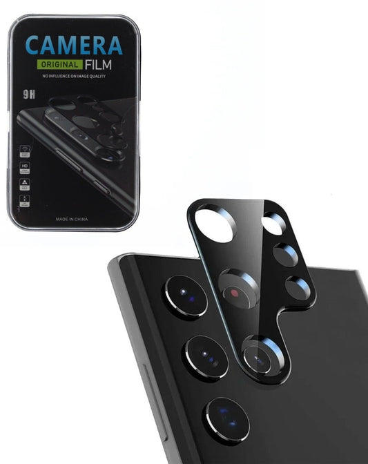 Back Camera Tempered Glass for Galaxy S24 Ultra (BLACK)