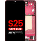 OLED Assembly with Frame for Galaxy S25 (S931) (CORAL RED) (Aftermarket Plus Soft Oled / 120Hz)