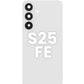 Back Glass with Adhesive and Back Camera Lens for Galaxy S25 FE (WHITE)