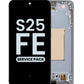 OLED Assembly with Frame for Galaxy S25 FE 5G (S731) (JETBLACK) (Service Pack)
