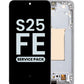 OLED Assembly with Frame for Galaxy S25 FE 5G (S731) (WHITE) (Service Pack)