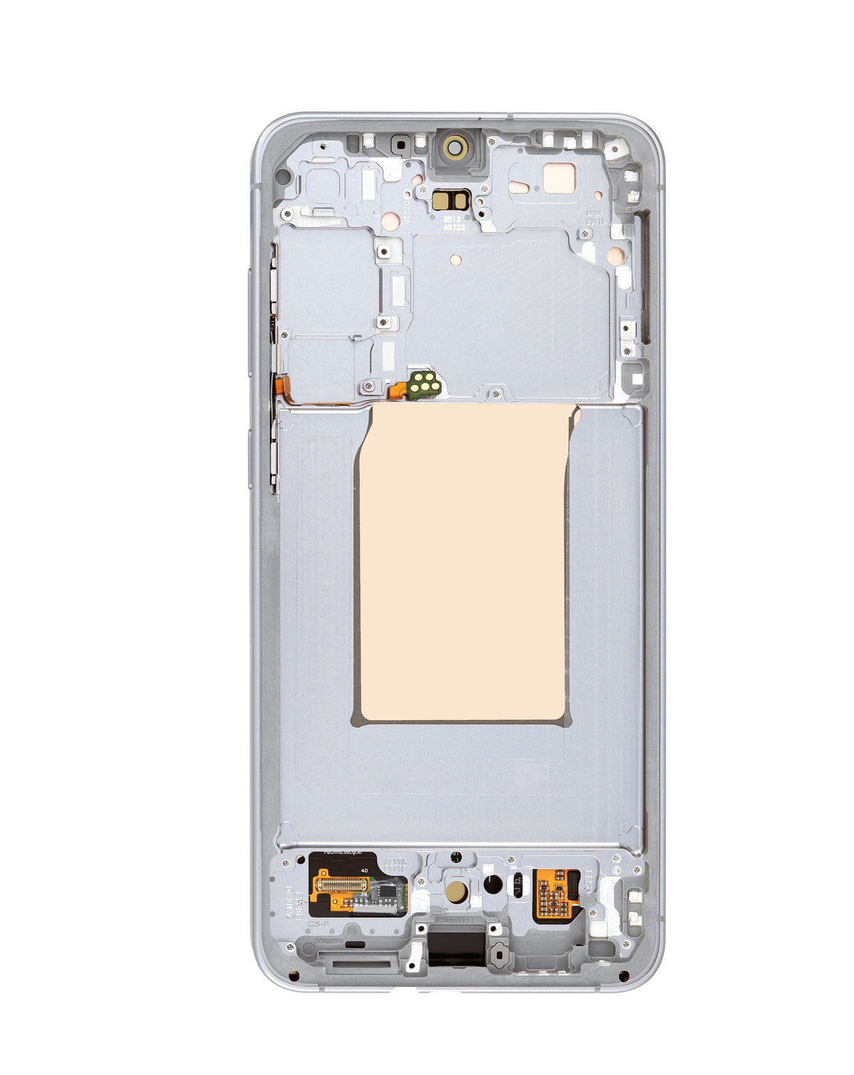 OLED Assembly with Frame for Galaxy S25 FE 5G (S731) (WHITE) (Service Pack)
