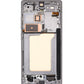OLED Assembly with Frame for Galaxy S25 Ultra (S938) (TITANIUM WHITESILVER) (Aftermarket Plus Soft Oled / 120Hz)