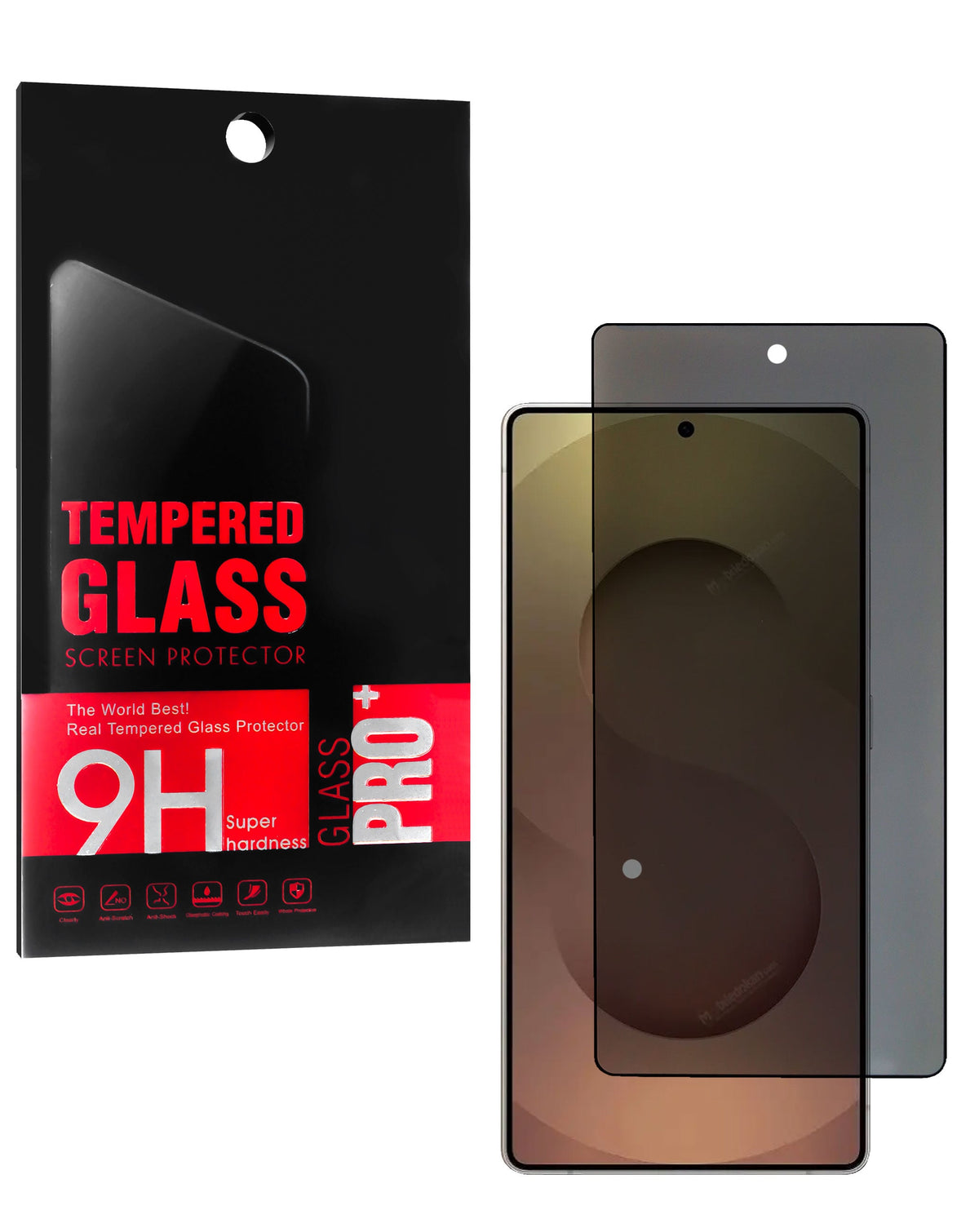 Privacy Tempered Glass for Galaxy S26 Ultra (Case Friendly)