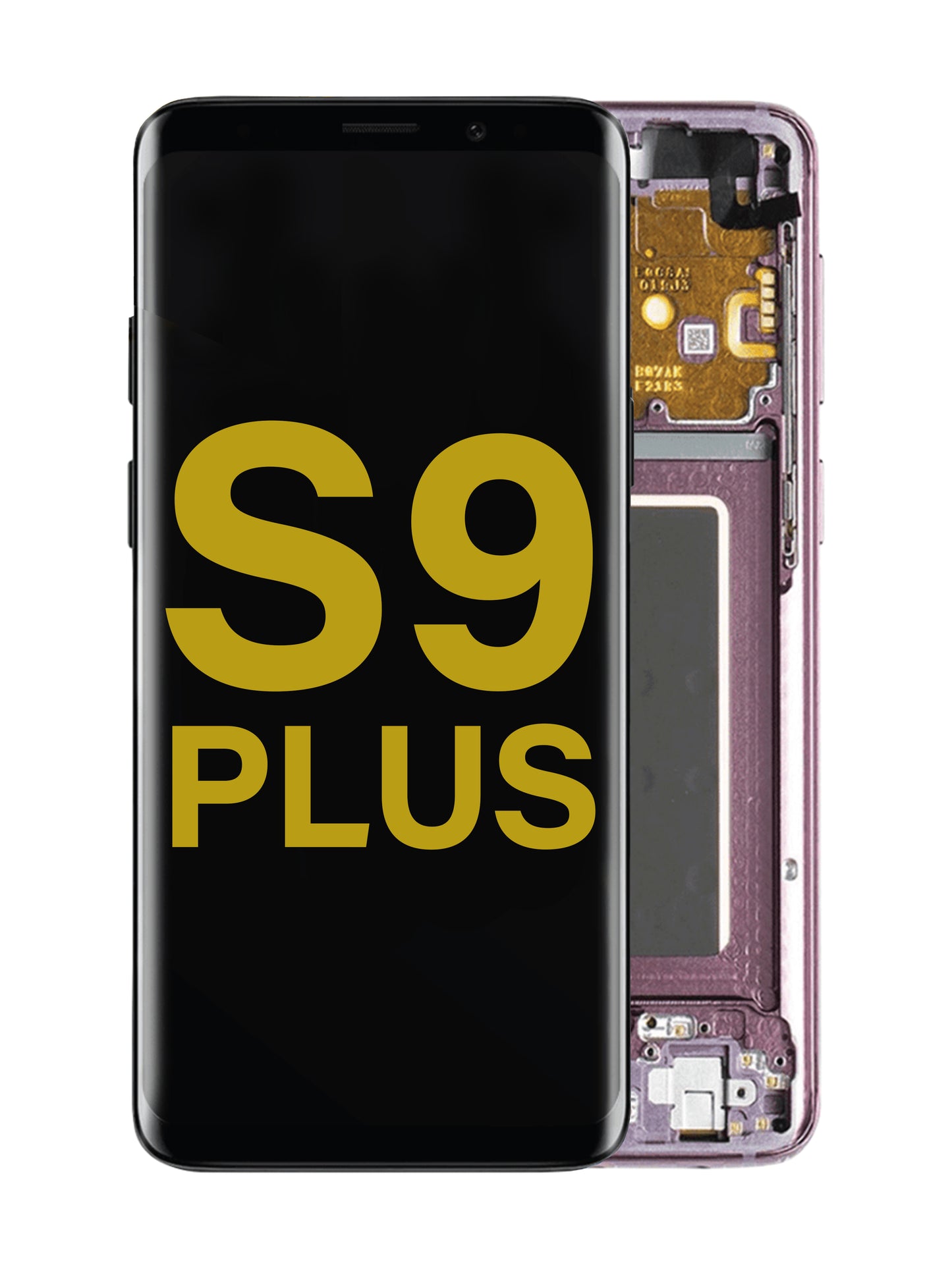 SGS S9 Plus Screen Assembly (With The Frame) (Refurbished) (Lilac Purple)