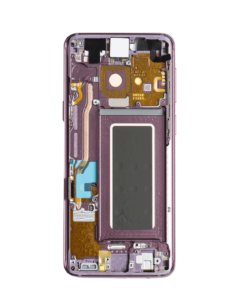 SGS S9 Plus Screen Assembly (With The Frame) (Refurbished) (Lilac Purple)