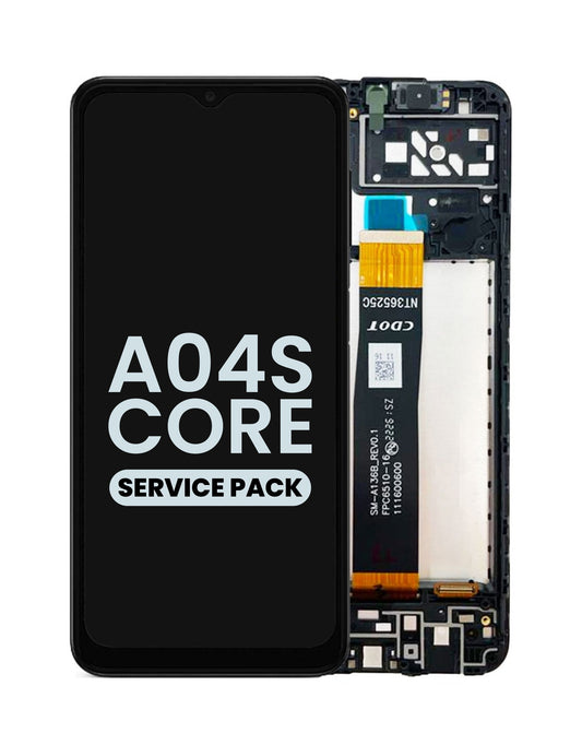 LCD Assembly with Frame for Galaxy A04s Core (A047 / 2022) (Service Pack)