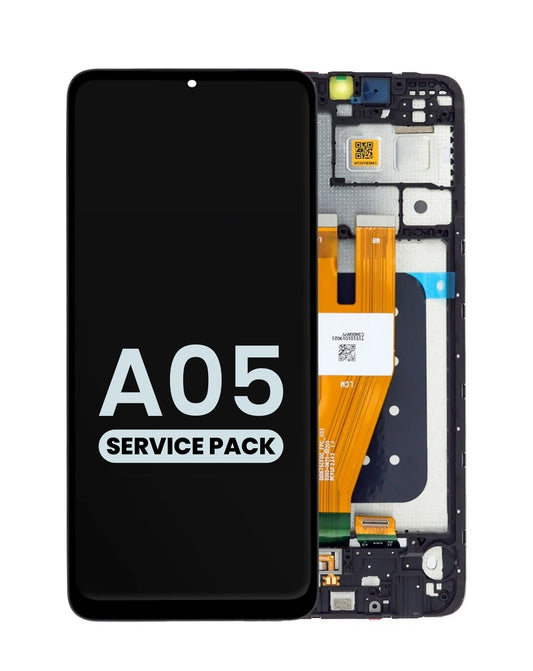 Samsung A05 2023 (A055) Screen Assembly (With The Frame) (Service Pack) (Black)