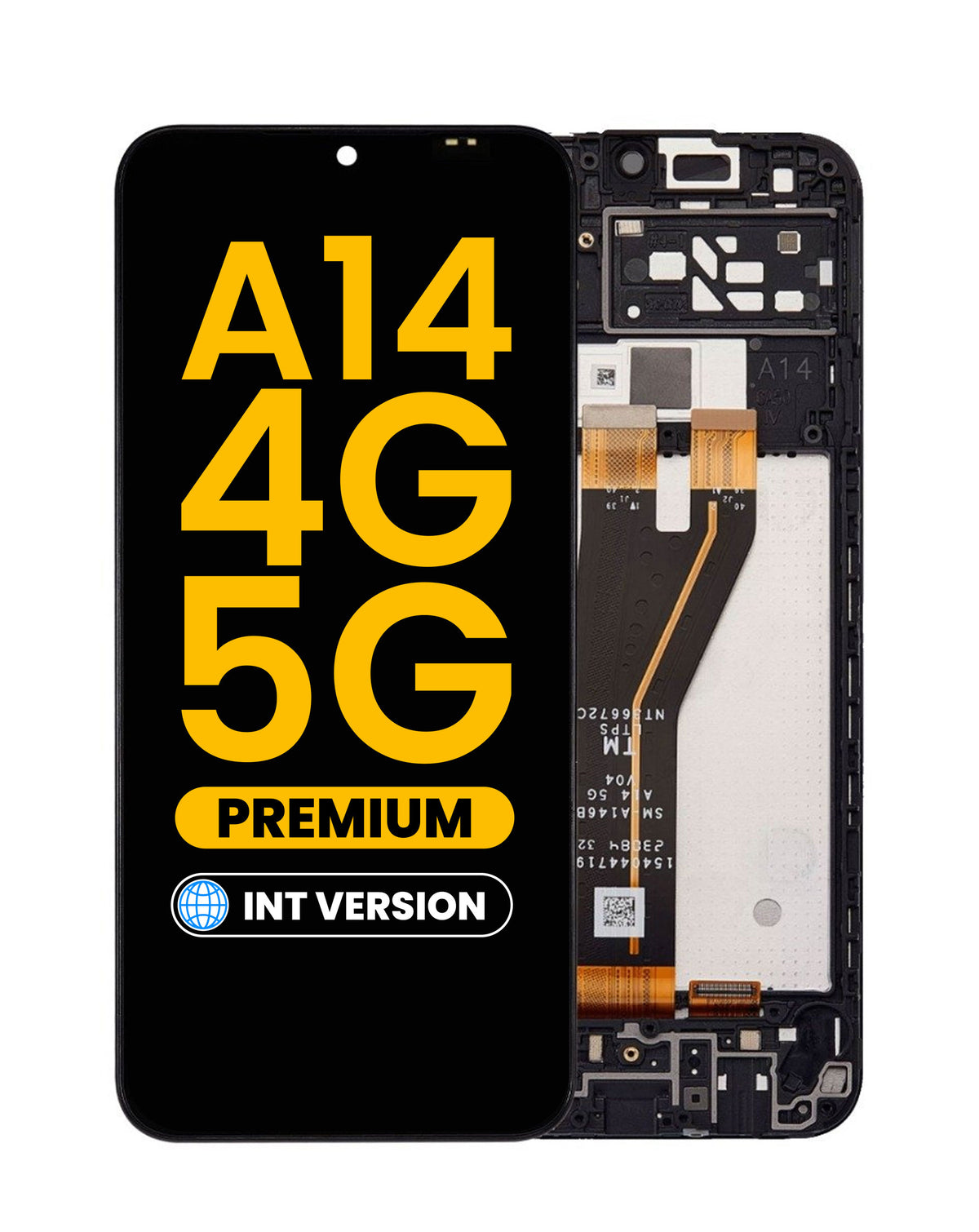LCD Assembly with Frame for Galaxy A14 4G (A145F / A145M / 2023) / A14 5G (A146B / 2023) (International Version) (Premium)