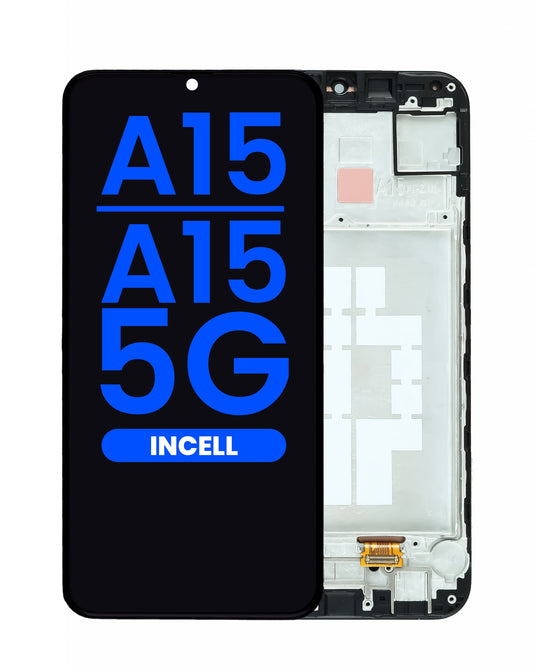 LCD Assembly with Frame for Galaxy A15 4G (A155 / 2023) / A15 5G (A156 / 2023) (6.5") (Aftermarket Incell)