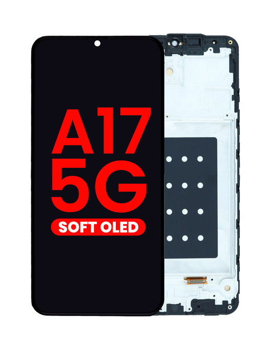 OLED Assembly with Frame for Galaxy A17 5G (A176 / 2025) (Aftermarket OLED)