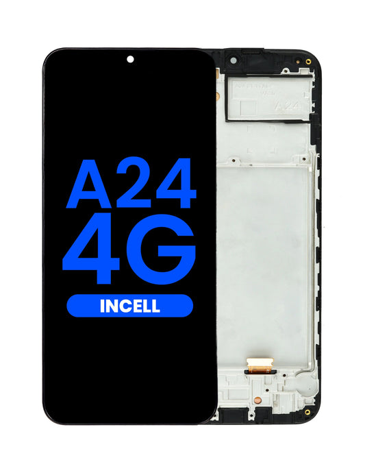 LCD Assembly with Frame for Galaxy A24 4G (A245 / 2023) (Aftermarket Incell)
