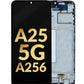 SGA A25 2022 5G (A256) Screen Assembly (With The Frame) (Refurbished) (Black)