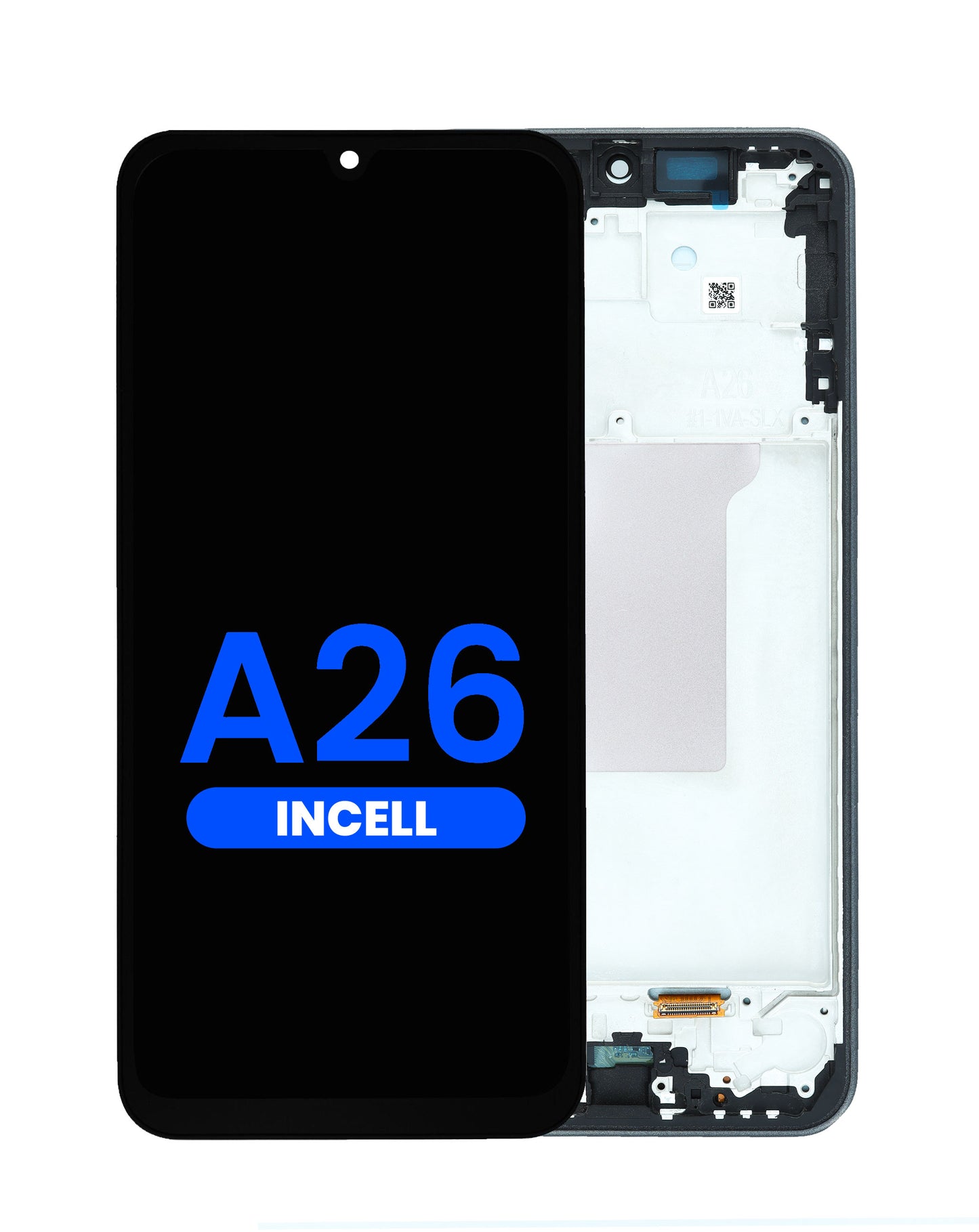 LCD Assembly with Frame for Galaxy A26 (A266/2025) (BLACK) (Aftermarket Incell)