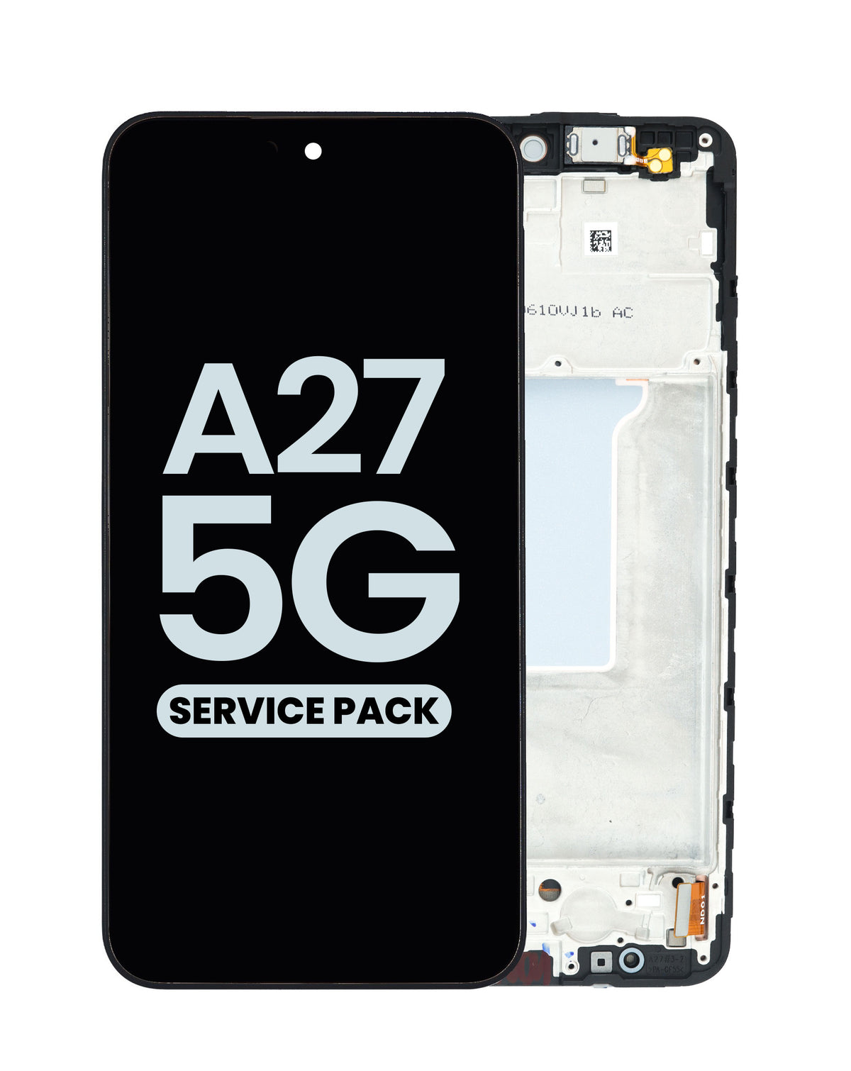 OLED Assembly with Frame for Galaxy A27 5G (A276B / 2025) (BLACK) (Service Pack)