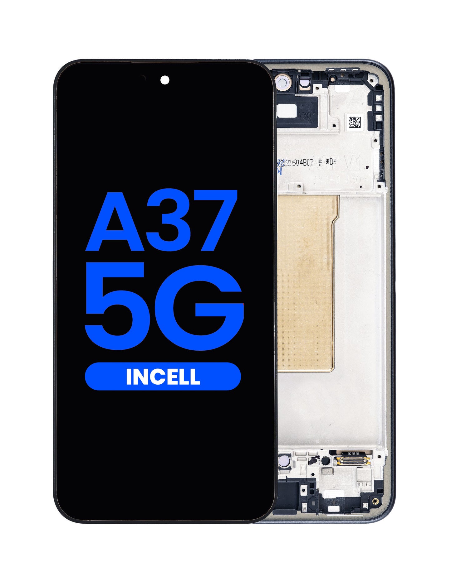 LCD Assembly with Frame for Galaxy A37 5G (A376 / 2026) (CHARCOAL) (Aftermarket Incell)