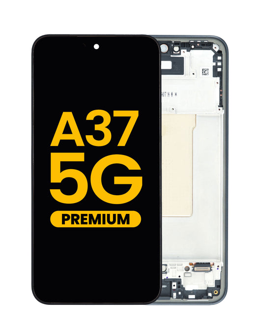 OLED Assembly with Frame for Galaxy A37 5G (A376 / 2026) (CHARCOAL) (Premium)
