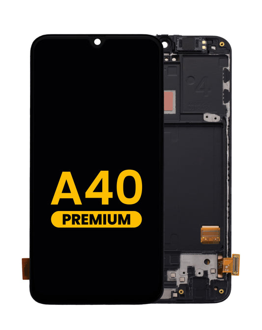 OLED Assembly with Frame for Galaxy A40 (A405 / 2019) (Premium)