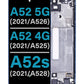 SGA A52 2021 4G (A525) / 5G (A526) / A52s 2021 (A528) Screen Assembly (With The Frame) (Incell) (Blue)