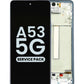 Samsung A53 2022 5G (A536) Screen Assembly (With The Frame) (Service Pack) (Blue)