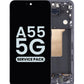 Samsung A55 2024 5G (A556) Screen Assembly (With The Frame) (Service Pack) (Black)