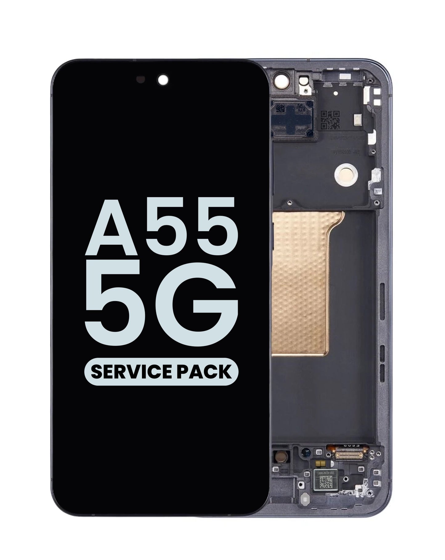 Samsung A55 2024 5G (A556) Screen Assembly (With The Frame) (Service Pack) (Black)