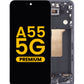 OLED Assembly with Frame for Galaxy A55 5G (A556 / 2024) (AWESOME NAVY) (Premium)
