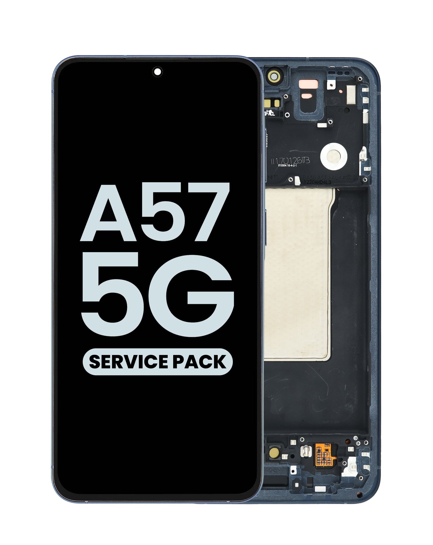 OLED Assembly with Frame for Galaxy A57 5G (A576 / 2026) (AWESOME NAVY) (Service Pack)