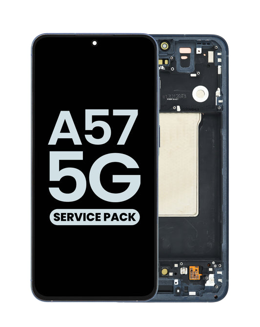 OLED Assembly with Frame for Galaxy A57 5G (A576 / 2026) (AWESOME NAVY) (Service Pack)