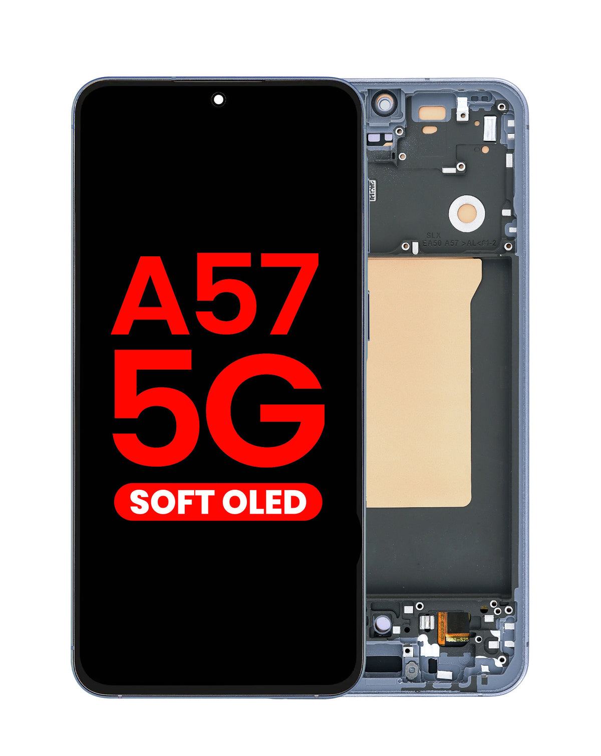 OLED Assembly with Frame for Galaxy A57 5G (A576 / 2026) (AWESOME NAVY) (Aftermarket OLED)