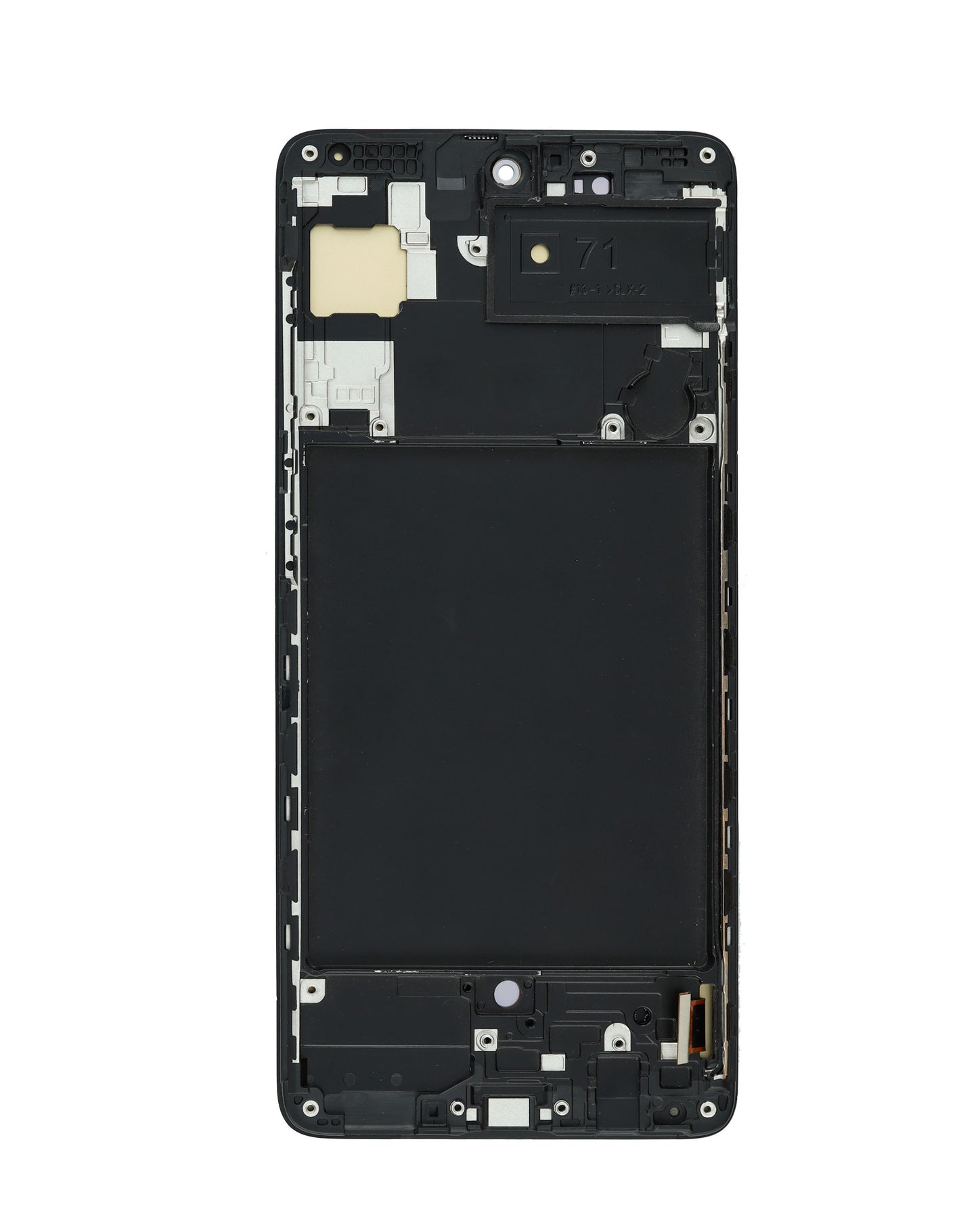 OLED Assembly with Frame for Galaxy A71 (A715 / 2020) (6.67") (BLACK) (Aftermarket OLED)