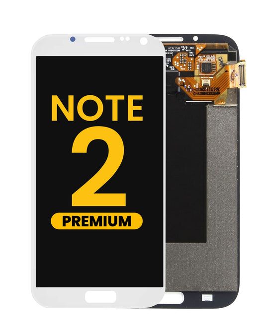 OLED Assembly without Frame for Galaxy Note 2 N7100 (WHITE) (Premium)
