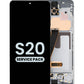 OLED Assembly with Frame for Galaxy S20 G980 / G981 (COSMIC GRAY) (Service Pack)