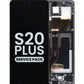 OLED Assembly with Frame for Galaxy S20 Plus G985 / G986 (COSMIC BLACK) (Service Pack)