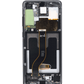 OLED Assembly with Frame for Galaxy S20 Plus G985 / G986 (COSMIC BLACK) (Service Pack)