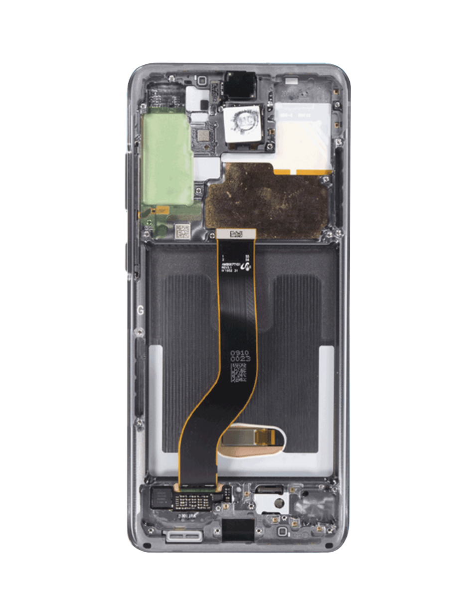OLED Assembly with Frame for Galaxy S20 Plus G985 / G986 (COSMIC GRAY) (Service Pack)