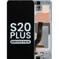 OLED Assembly with Frame for Galaxy S20 Plus G985 / G986 (CLOUD WHITE) (Service Pack)