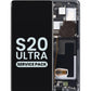OLED Assembly with Frame for Galaxy S20 Ultra G988 (COSMIC BLACK) (Service Pack)