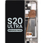 OLED Assembly with Frame for Galaxy S20 Ultra G988 (COSMIC WHITE) (Service Pack)