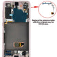 OLED Assembly with Frame for Galaxy S21 G991 (PHANTOM PINK) (No Camera) (Service Pack)