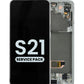 OLED Assembly with Frame for Galaxy S21 G991 (PHANTOM GRAY) (Service Pack)
