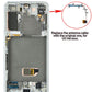 OLED Assembly with Frame for Galaxy S21 G991 (PHANTOM WHITE) (Service Pack)