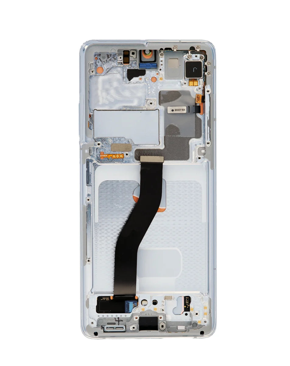 OLED Assembly with Frame for Galaxy S21 Ultra G998 (PHANTOM SILVER) (Service Pack)