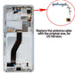 OLED Assembly with Frame for Galaxy S21 Ultra G998 (PHANTOM SILVER) (Service Pack)