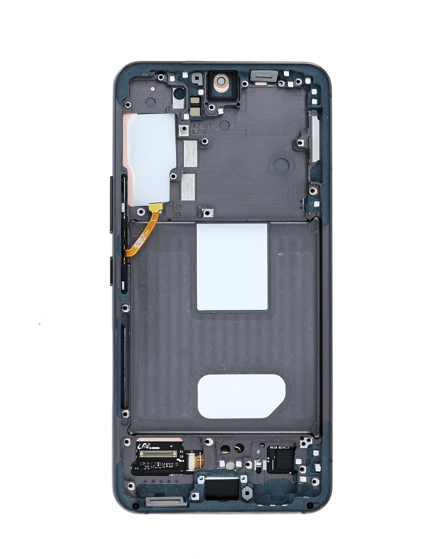 OLED Assembly with Frame for Galaxy S22 (S901) (PHANTOM BLACK) (Aftermarket OLED)