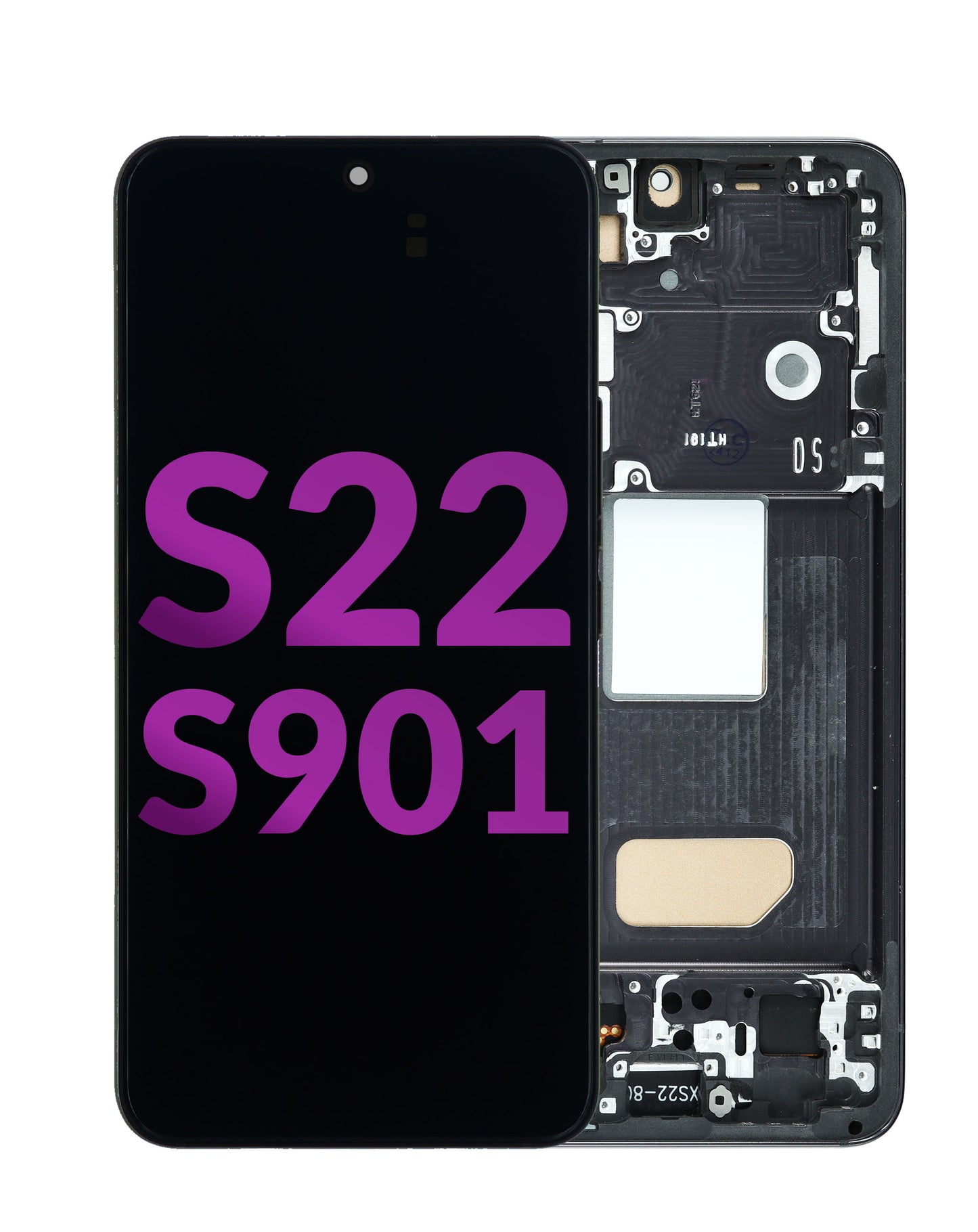 SGS S22 (5G) Screen Assembly (With The Frame) (Incell) (Phantom Black)